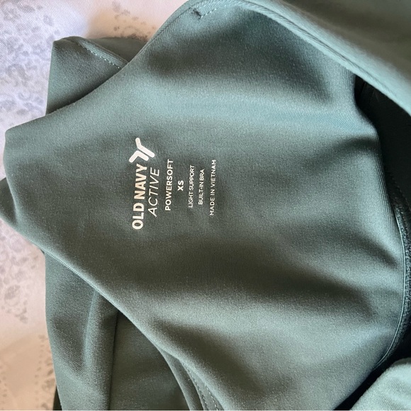 Navy green athletic tank - Picture 3 of 3